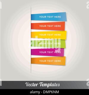 Modèle de progression vector Illustration de Vecteur