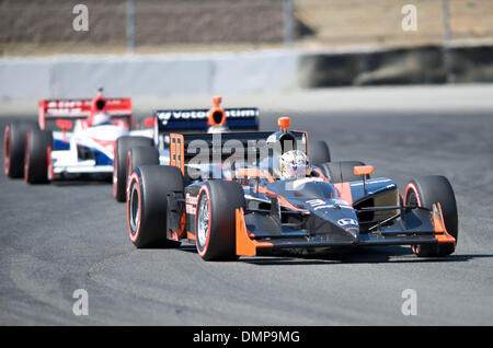 23 août 2009 - Sonoma, Californie, États-Unis - 23 août 2009 : HVM Racing pilote Robert Doornbos de Rotterdam, Pays-Bas dans la # 33 HVM Racing voiture au Grand Prix Indy de Sonoma, Infineon Raceway, Sonoma, CA Â© Matt Cohen / Southcreek Global 2009 (Image Crédit : © Matt Cohen/ZUMApress.com) Southcreek/mondial Banque D'Images