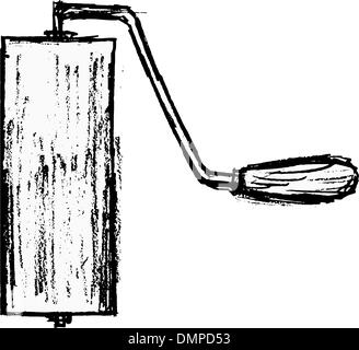 Brosse rotative, image vectorielle Illustration de Vecteur