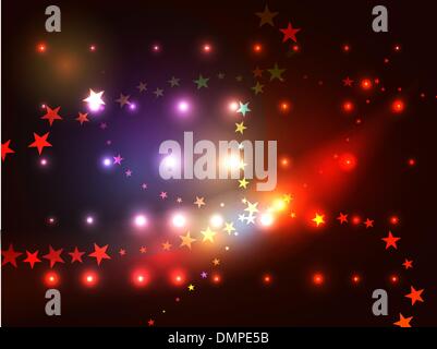 traînées d’étoiles Illustration de Vecteur