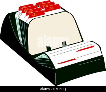 Dossiers de bureau Illustration de Vecteur