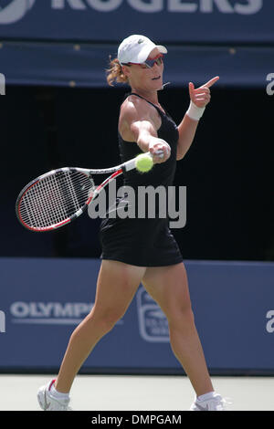 21 août 2009 - Toronto, Ontario, Canada - 21 août 2009 : l'Australie est Samantha Stosur a perdu de la Russie à Elena Dementieva en trois sets lors de la finale de la Women's Tennis Coupe Rogers a joué au Centre Rexall, à l'Université York à Toronto, ON. (Crédit Image : © Steve Southcreek Dormer/global/ZUMApress.com) Banque D'Images