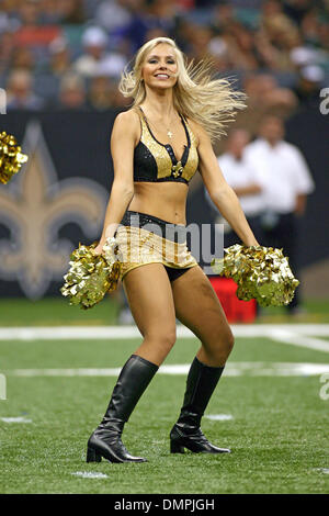 Octobre 04, 2009 - La Nouvelle Orléans, Louisianna, États-Unis - 04 octobre 2009 : Saintsations pendant les Saints 24 - 10 victoire sur les Jets au Superdome à La Nouvelle-Orléans Louisianna (crédit Image : © Epicéa Derden/ZUMApress.com) Southcreek/mondial Banque D'Images