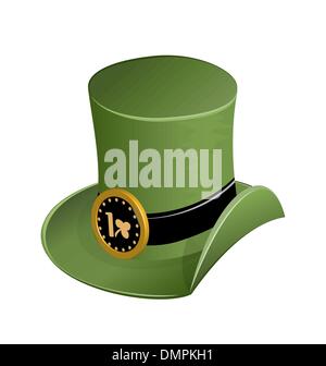 Chapeau vert à St Patricks Day Illustration de Vecteur