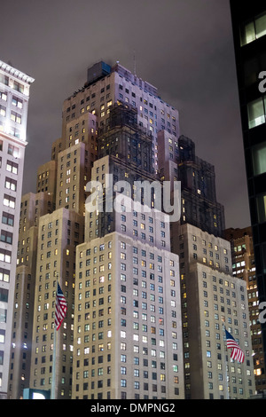 Le New Yorker Hotel s'appuyant sur la 8e Rue à New York, États-Unis Banque D'Images