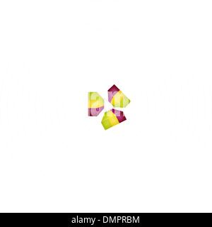 Rectangles perspective Illustration de Vecteur