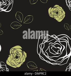 Les modèles floraux roses,motif transparent ,vecteurs, Illustration de Vecteur