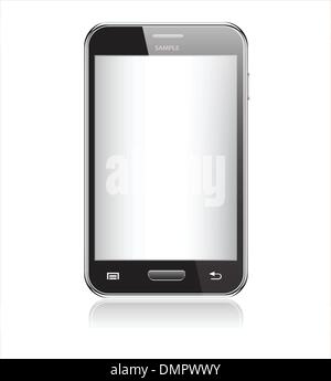 Téléphone mobile réaliste Illustration de Vecteur