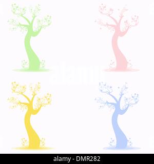 Arbres de l’art Illustration de Vecteur