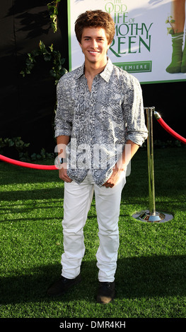 Billy Unger Première mondiale de "l'étrange vie de Timothy Green' au El Capitan Theatre - Hollywood Californie - 06.08.12 Des arrivées Banque D'Images