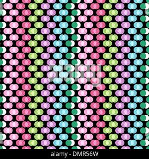 Motif à pois transparente Illustration de Vecteur