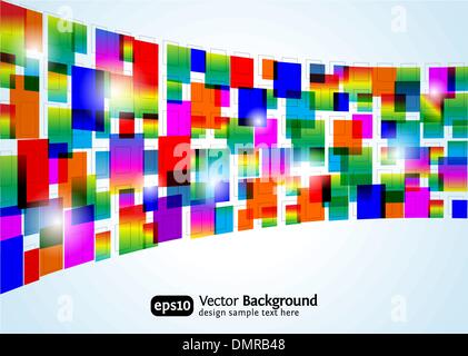 Abstract colorful background. Vector design rectangle Illustration de Vecteur