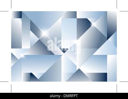 Le cubisme abstract background Illustration de Vecteur