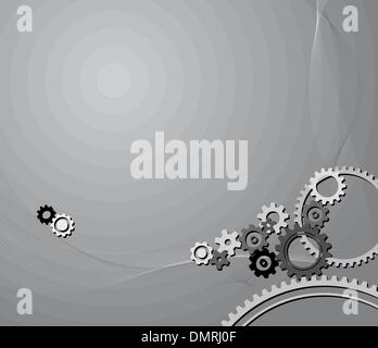 Fond roues dentées Illustration de Vecteur