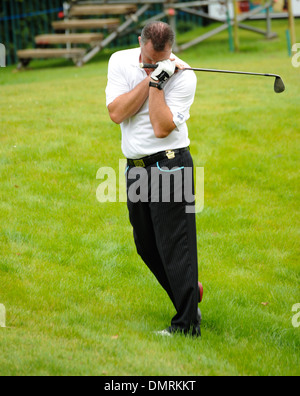 La Farmfoods Par 3 Pro AM Celebrity Golf tenue du concours à Nailcote Hall - Jour 2 Coventry England - 07.08.12 Banque D'Images