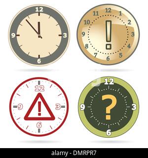Jeu de l’horloge Illustration de Vecteur
