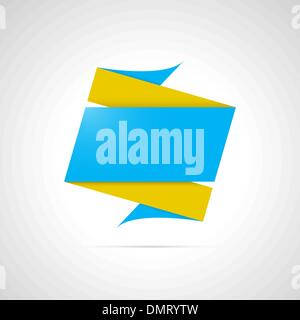 Arrière-plan de l'origami à la mode Illustration de Vecteur