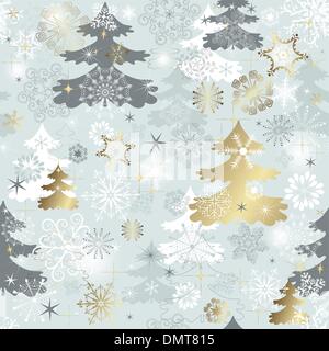 Schéma de répétition d'hiver Illustration de Vecteur