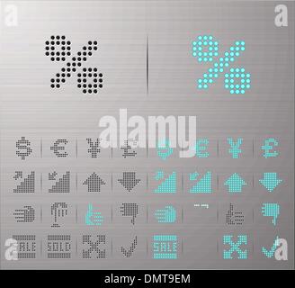 Les icônes de l'ordinateur et d'Internet Illustration de Vecteur