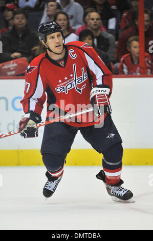 Les Capitals de Washington Chris Clark en action au cours de la LNH entre le Minnesota Wild et Wathington capitales, Verizon Center. (Crédit Image : © Roland Pintilie/global/ZUMApress.com) Southcreek Banque D'Images