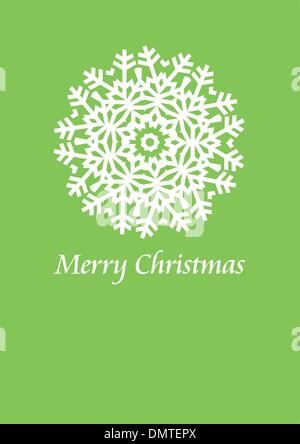 flocon de neige de Noël Illustration de Vecteur