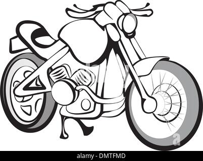 Moto, moto Illustration de Vecteur