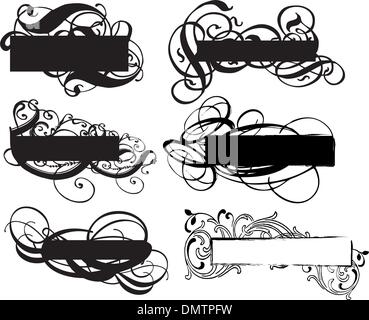 Bandeaux ornementaux, vector Illustration de Vecteur