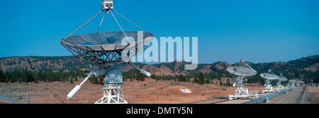 Au télescope Observatoire Fédéral de Radioastrophysique à White Lake près de Oliver, Sud de l'Okanagan, en Colombie-Britannique, British Columbia, Canada Banque D'Images