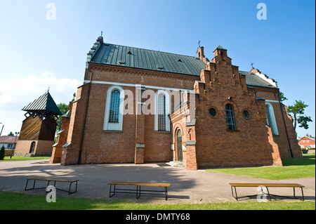 L'église Saint André de Brok, une communauté NE de Varsovie, Pologne. Banque D'Images