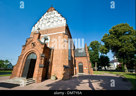 L'église Saint André de Brok, une communauté NE de Varsovie, Pologne. Banque D'Images