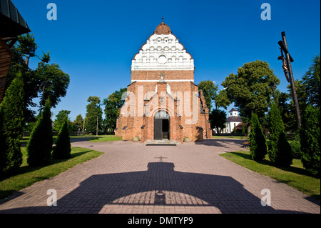 L'église Saint André de Brok, une communauté NE de Varsovie, Pologne. Banque D'Images