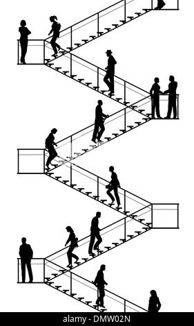 Escalier Illustration de Vecteur