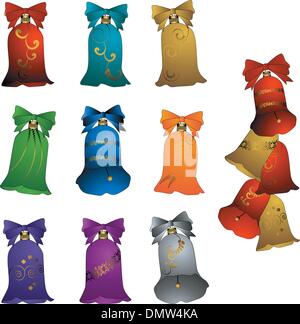 - Définir les éléments de Noël Illustration de Vecteur