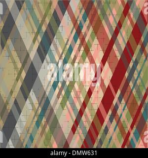 Vintage fond de couleur avec des bandes et lignes de base Illustration de Vecteur