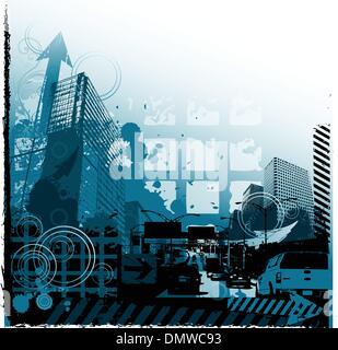 Grunge design urbain Illustration de Vecteur