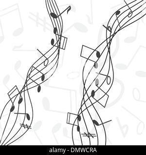 notes de musique Illustration de Vecteur