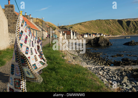 Crovie crofters cottages cottage holiday village Banque D'Images