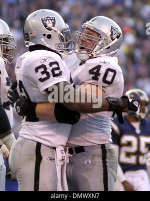 November 3, 2002 - Oakland, California, U.S - Oakland Raiders defensive  tackle John Parrella (97) on Sunday, November 3, 2002, in Oakland,  California. The 49ers defeated the Raiders 23-20 in an overtime