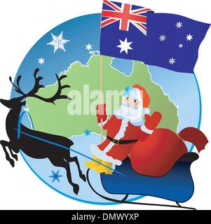 Joyeux Noël, de l'Australie ! Illustration de Vecteur