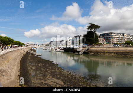 La Baule Escoublac, communément appelé La Baule, proche du port. Banque D'Images