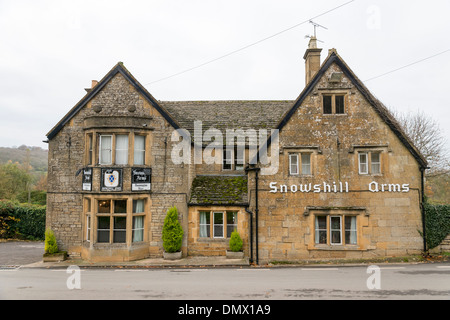 La pub en armes Snowshill Snowshill village, les Cotswolds UK Banque D'Images