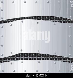 Vector illustration of abstract metal background Illustration de Vecteur
