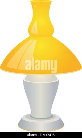 Illustration d'une lampe de table. EPS10 Illustration de Vecteur