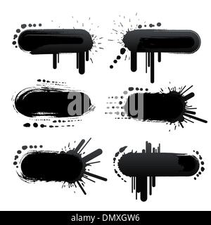 Retro grunge frames Illustration de Vecteur