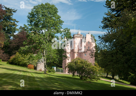 Craigievar Castle Royal Deeside un château écossais Banque D'Images