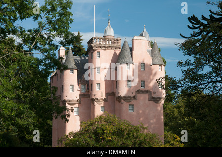 Craigievar Castle Royal Deeside un château écossais Banque D'Images