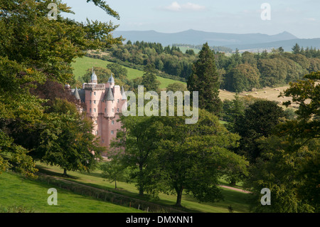 Craigievar Castle Royal Deeside un château écossais Banque D'Images