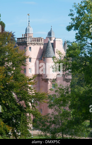 Craigievar Castle Royal Deeside un château écossais Banque D'Images