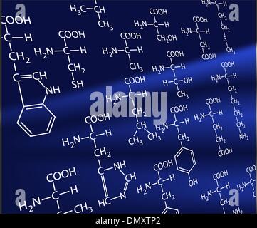 Acides aminés Illustration de Vecteur