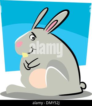 Cartoon doodle de bunny Illustration de Vecteur